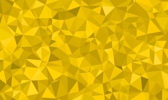 Yellow butter mosaic background with polygons. Illusion irregular geometric triangle pattern texture for idea, artwork, header, advertisement, display, backdrop, branding, commercial vector