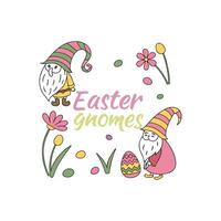 Cheerful Easter Typography Design with Bunny for T-shirt Printing vector