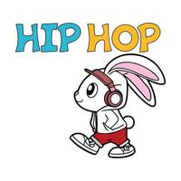 Cute Easter Bunny Typography Design for Happy Easter T-shirt vector