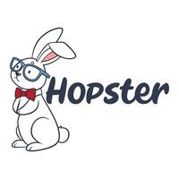 Cute Easter Bunny and Typography T-shirt Design for Customization vector