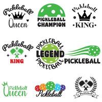Dynamic Paddle Sport Tee with Exciting Pickleball Illustration pack vector