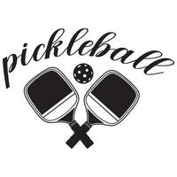 Dynamic Pickleball T-shirt Design with Bold Typography and Action-Packed Paddle Illustration vector