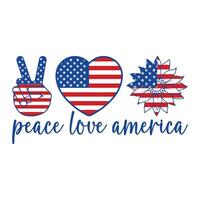 Bold 4th of July Typography with USA Independence Day Quote and Patriotic Design vector