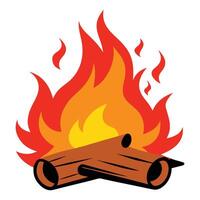Radiant Fire Flaming Design for Sublimation Prints vector