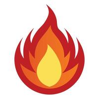 Bold Fire Flame Design for Sublimation Graphics vector
