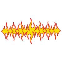 Artistic Fire Flame Sublimation Print Design vector