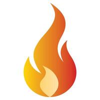 Striking Fire Flame Artwork with Red Vibes vector