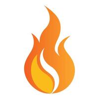 Powerful Red Fire Flame Graphic Creation vector