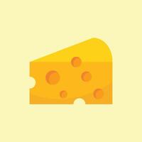 Cheese Flat Icon. Pixel Perfect. For Mobile and Web. stock illustration vector