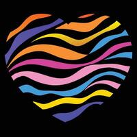 Old Things 80s Design with Bold Colors vector