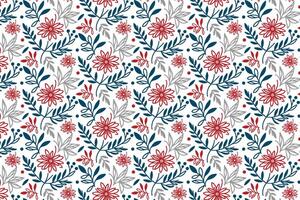 stylish minimal floral design with abstract nature inspired elements for seamless home textile wrapping paper and wallpaper vector