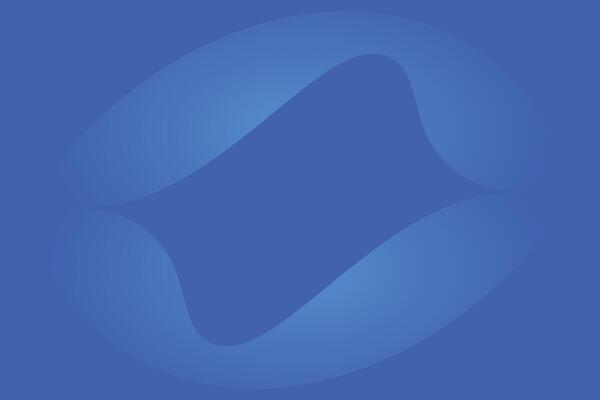 Abstract blue background with the effect of gradient wavy curved shapes elements banner design.
