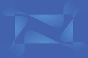 Abstract blue background with the effect of gradient frame shape banner. vector