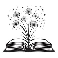 Floral-Themed Book Design with Reader Appeal vector