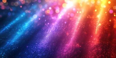 Vibrant beams of light create a mesmerizing display in an abstract digital artwork photo
