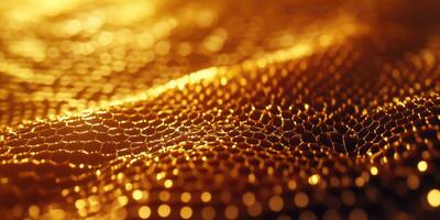 Intricate patterns create a golden texture reminiscent of nature's design in the warm light photo