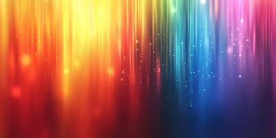Vibrant gradient background featuring colorful vertical lines and soft glowing lights in a diverse spectrum photo