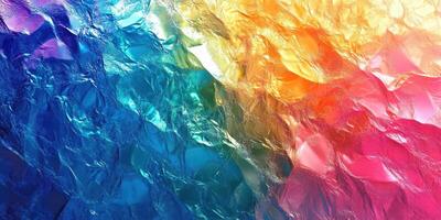 Colorful abstract texture showcasing vibrant hues blending together in a dynamic pattern across the surface photo