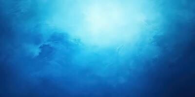 Bright blue underwater scene evoking tranquility and depth in a serene ocean environment photo