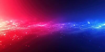 Colorful abstract background featuring a blend of red and blue hues with sparkling lights in an artistic display photo