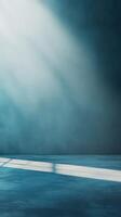 Light filters through a dimly lit room creating a tranquil atmosphere in early morning hours photo