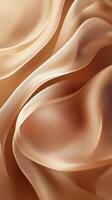 Soft, flowing fabric reveals intricate textures and gentle hues in a warm-toned composition ideal for artistic expression photo