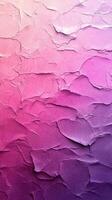 Abstract texture of layered pink and purple paint in a gradient pattern on a wall photo