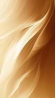 Flowing abstract patterns in warm colors create a serene atmosphere in a digital artwork presentation photo
