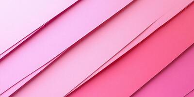 Layers of pink paper create a vibrant and dynamic texture in a minimalistic design setting photo
