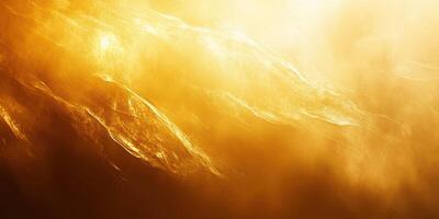 Golden waves reflect the radiant warmth of sunlight in a serene atmosphere during sunset hours photo