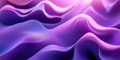Colorful abstract waves of purple and pink create a mesmerizing visual flow in a soft, undulating pattern photo