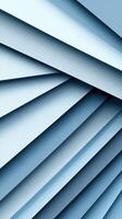 Textured layers of blue paper create an abstract design with depth and dimension in a minimalist style photo