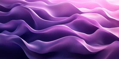 Abstract patterns of flowing purple waves creating a serene and calming atmosphere during twilight hours photo
