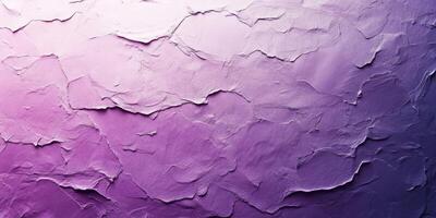 Abstract textured wall with purple hues offers a unique background for artistic projects and designs photo