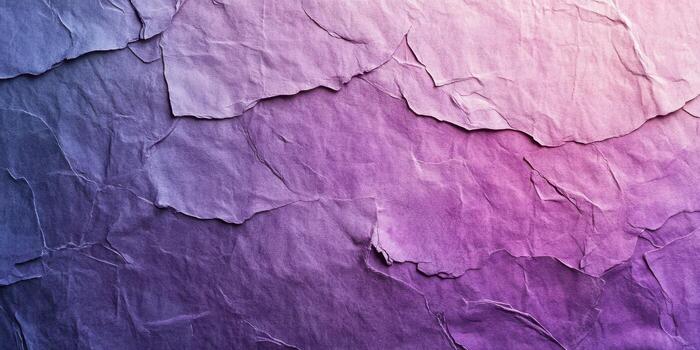 Textured purple paper background with layered, crumpled design enhancing visual depth and contrast in artistic composition photo