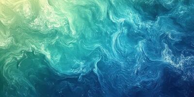 Swirling abstract patterns in shades of blue and green evoke a sense of calm and tranquility photo