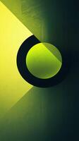 Abstract design with geometric shapes and dynamic colors creating a vibrant visual experience photo