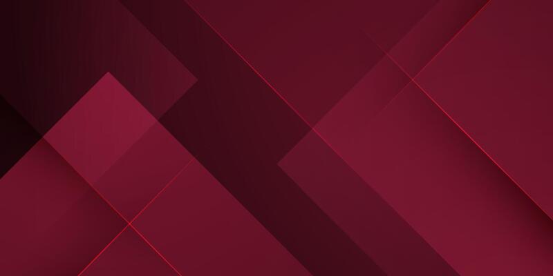 Abstract dark red overlap square 3D background. Modern design with papercut shapes with shadow and lights pattern.