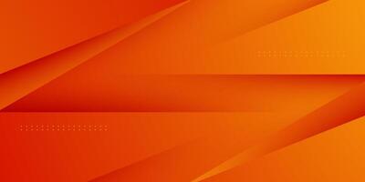 Abstract orange 3D background. Realistic triangle shadow pattern design. vector