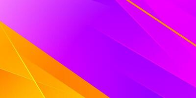 Abstract papercut 3D background with colorful orange and purple design. Overlap shape with lights pattern. Cool and modern background. vector