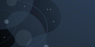 Abstract dark gray 3D background. Simple liquid and fluid shapes geometric pattern. vector