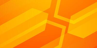 Abstract colorful orange bright 3D background. Simple dynamic shapes color pattern. vector