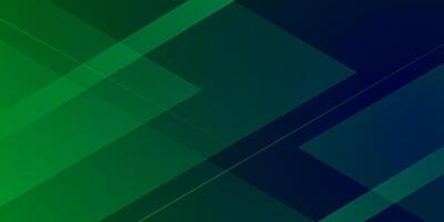 Abstract dark green triangle 3D background. Gradient blue and green background triangle overlap shapes pattern vector