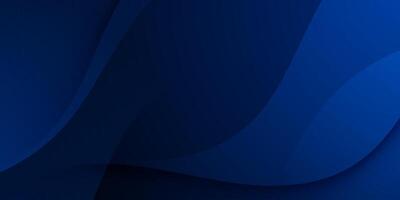 Abstract 3D dark blue background. Wave pattern realistic design. vector