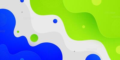 Abstract modern bright wave banner 3D background. Creative design with fluid shapes pattern on white color background. vector