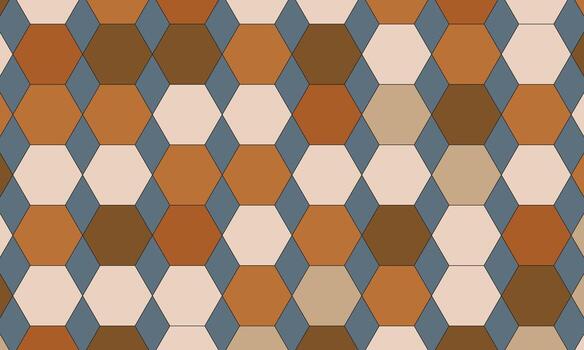 Simple background hexagon pattern for fabric sublimation vector