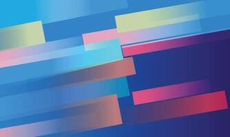 Abstract colorful gradient stripes banner background vector