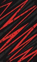 Abstract racing background red and black zig zag lines pattern vector