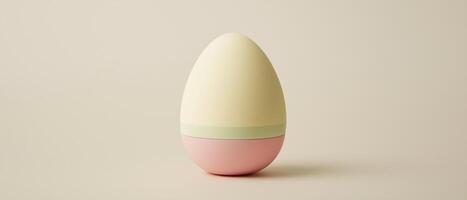 Pastel Colored Easter Egg Still Life photo