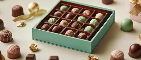 Assorted Chocolates In A Box photo